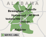 Our Alabama Service Area